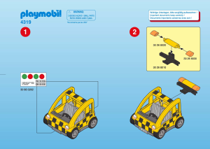 Manual de uso Playmobil set 4319 Airport Coche de seguimiento