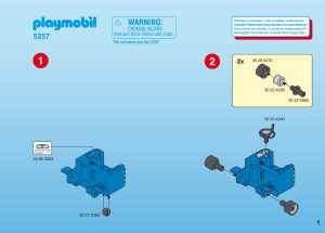 Handleiding Playmobil set 5257 Airport Vorkheftruck
