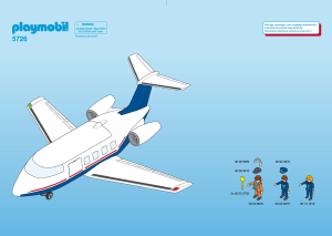 Manuale Playmobil set 5726 Airport Aeroplano