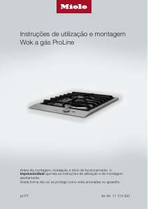 Manual Miele CS 1021-1 G Placa