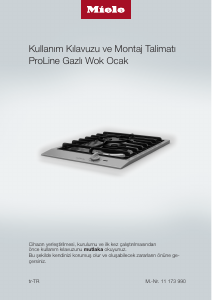 Kullanım kılavuzu Miele CS 1021-1 G Ocak