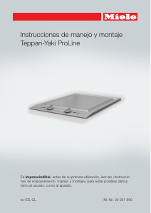 Manual de uso Miele CS 1327 Y Placa