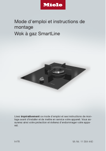 Mode d’emploi Miele CS 7101-1 FL Table de cuisson