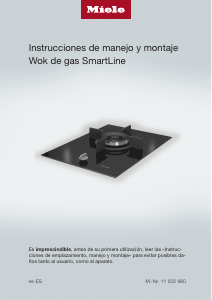 Manual de uso Miele CS 7101-1 FL Placa