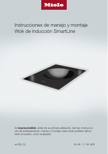 Manual de uso Miele CS 7611 FL Placa