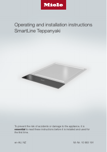 Manual Miele CS 7632 FL Hob