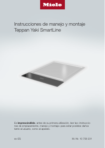 Manual de uso Miele CS 7632 FL Placa