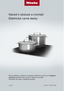 Manuál Miele KM 6520 FR Varná deska