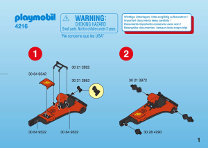 Handleiding Playmobil set 4216 Action Strandsurfer