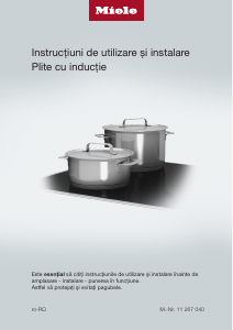 Manual Miele KM 7667 FL Plită