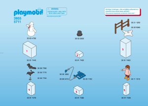 Mode d’emploi Playmobil set 3955 Christmas Calendrier de l`avent Jeux d`hiver