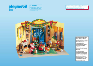 Mode d’emploi Playmobil set 4150 Christmas Calendrier de l`Avent Enfants/cheminée