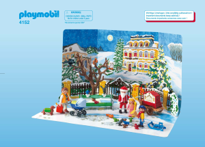 Mode d’emploi Playmobil set 4152 Christmas Calendrier de l`avent jeux de neige