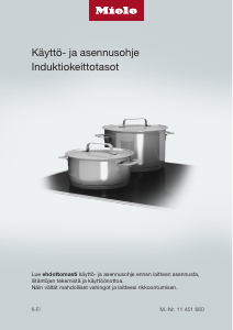 Käyttöohje Miele KMDA 7634 FR Keittotaso