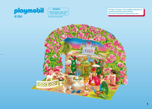 Bruksanvisning Playmobil set 4154 Christmas Julkalender – Enhörning paradis