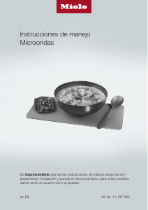 Manual de uso Miele M 2234 SC Microondas