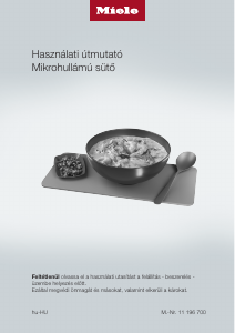 Használati útmutató Miele M 7240 TC Mikrohullámú sütő