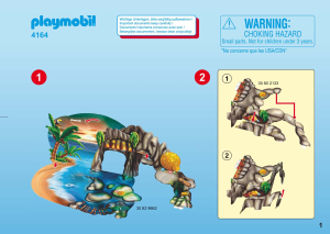 Manuale Playmobil set 4164 Christmas Calendario dell'avvento – Isola del tesoro