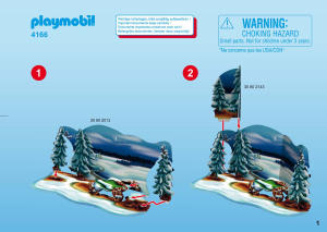 Bruksanvisning Playmobil set 4166 Christmas Julkalender – Winter wonderland