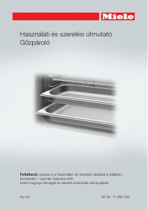 Használati útmutató Miele DG 2840 Kemence