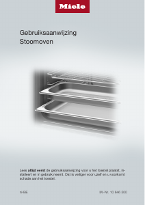 Handleiding Miele DG 6001 GourmetStar Oven