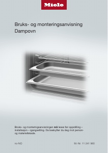Bruksanvisning Miele DG 7140 Ovn