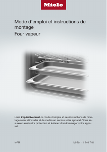 Mode d’emploi Miele DG 7240 Four