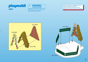 Manuale Playmobil set 4885 Christmas Scena della Natività