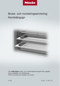 Bruksanvisning Miele DGC 7541 Ugn