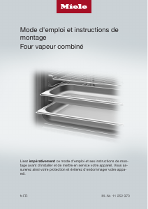 Mode d’emploi Miele DGC 7645 Four
