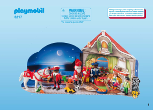 Mode d’emploi Playmobil set 5217 Christmas Calendrier de l`Avent Saint nicolas