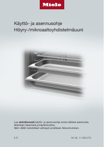 Käyttöohje Miele DGM 7340 Uuni