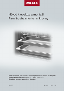 Manuál Miele DGM 7440 Trouba