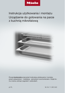 Instrukcja Miele DGM 7440 Piekarnik