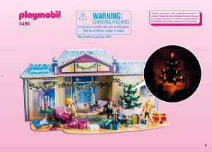 Bruksanvisning Playmobil set 5496 Christmas Julkalender