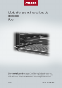 Mode d’emploi Miele H 2890 B Four