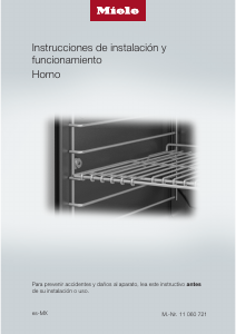 Manual de uso Miele H 6880-2 BP Horno