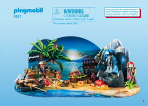 Bruksanvisning Playmobil set 6625 Christmas Julkalender – piratön