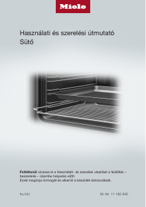 Használati útmutató Miele H 7464 BPX Kemence