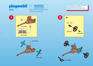 Manuale Playmobil set 4244 Egyptians Carro da guerra egiziano