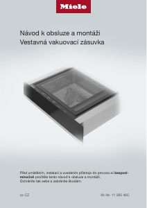 Manuál Miele EVS 7010 Vakuovačka