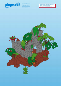 Bruksanvisning Playmobil set 3015 Jungle Ruin