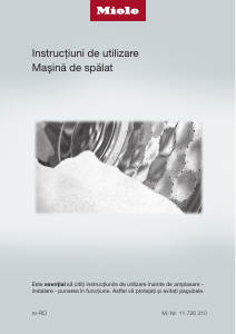 Manual Miele WCA 030 WCS Active Mașină de spălat