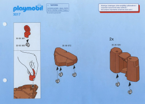Manual Playmobil set 3017 Jungle Treasure cave