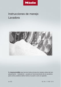 Manual de uso Miele WCD 120 WCS Lavadora