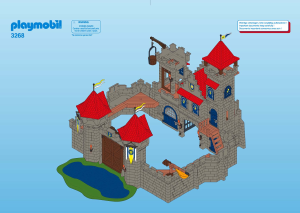 Mode d’emploi Playmobil set 3268 Knights Grand château royal