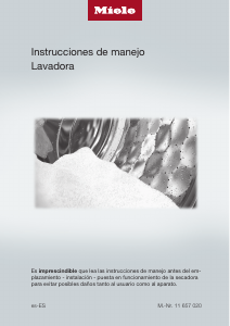 Manual de uso Miele WWG 360 WCS PowerWash Lavadora