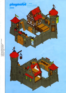 Mode d’emploi Playmobil set 3666 Knights Chôteau fort/pont-levis