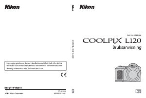 Bruksanvisning Nikon Coolpix L120 Digitalkamera
