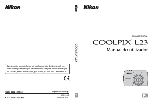 Manual Nikon Coolpix L23 Câmara digital
